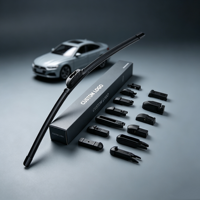 Pisau Wiper multifungsi mobil aksesori eksternal mobil kualitas tinggi pilih satu adaptor Wiper karet lembut kaca depan mobil