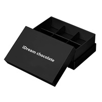 Boîte en papier chocolaté mat de haute qualité, certifiée ISO9001, personnalisable avec logo, boîte magnétique pour brownie, boîtes à biscuits élégantes sur mesure