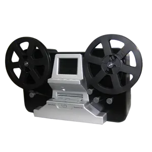 8mm and Super 8 Film Reel Converter Scanner to Convert Film into Digital Videos. Frame by Frame Scanning to Convert 3 inch and 5