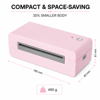 Imprimante d'étiquettes d'expédition thermique directe Uyin E55 PRO 4x6 203 DPI USB en option, imprimante d'étiquettes de codes-barres pour le commerce électronique