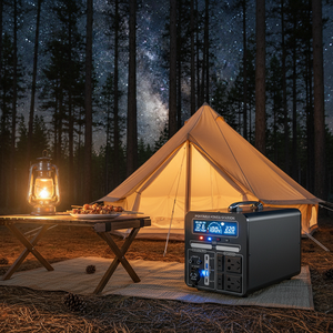 Premium 800W 12.6V Portable <b>Solar</b> <b>Generator</b> Power Station Energy System Battery - Product Image 2