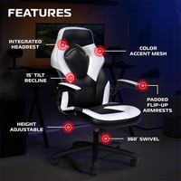Chaise de bureau et de gaming OEM personnalisée promotionnelle du fabricant avec accoudoirs articulés