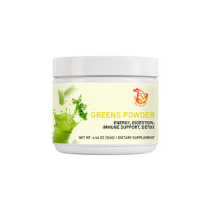 Polvo de Hierbas Verdes al por Mayor de Fábrica para Mezcla Antioxidante y de Hongos, Mejora la Claridad Mental, Polvo de Hierbas Naturales - Product Image 1