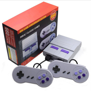 Console di <span class=keywords><strong>Gioco</strong></span> Mini Super Classica <span class=keywords><strong>2020</strong></span> con 660 Giochi TV Integrati e Doppio Controller - Product Image 1