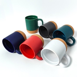 Tazza da Caffè in Porcellana Ecologica Personalizzata, Design Semplice, Tazza in Ceramica con Base in Sughero per Amanti di Caffè/Latte/Tè - Product Image 4