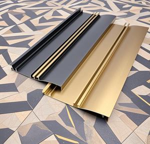 Moulage architectural de couverture de bande de LED d'alliage d'aluminium pour des <span class=keywords><strong>effets</strong></span> d'éclairage élégants d'accent de mur - Product Image 2