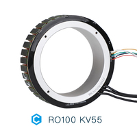 Motor CC sin escobillas RO100 con eje hueco grande y baja torsión para robot exoesquelético