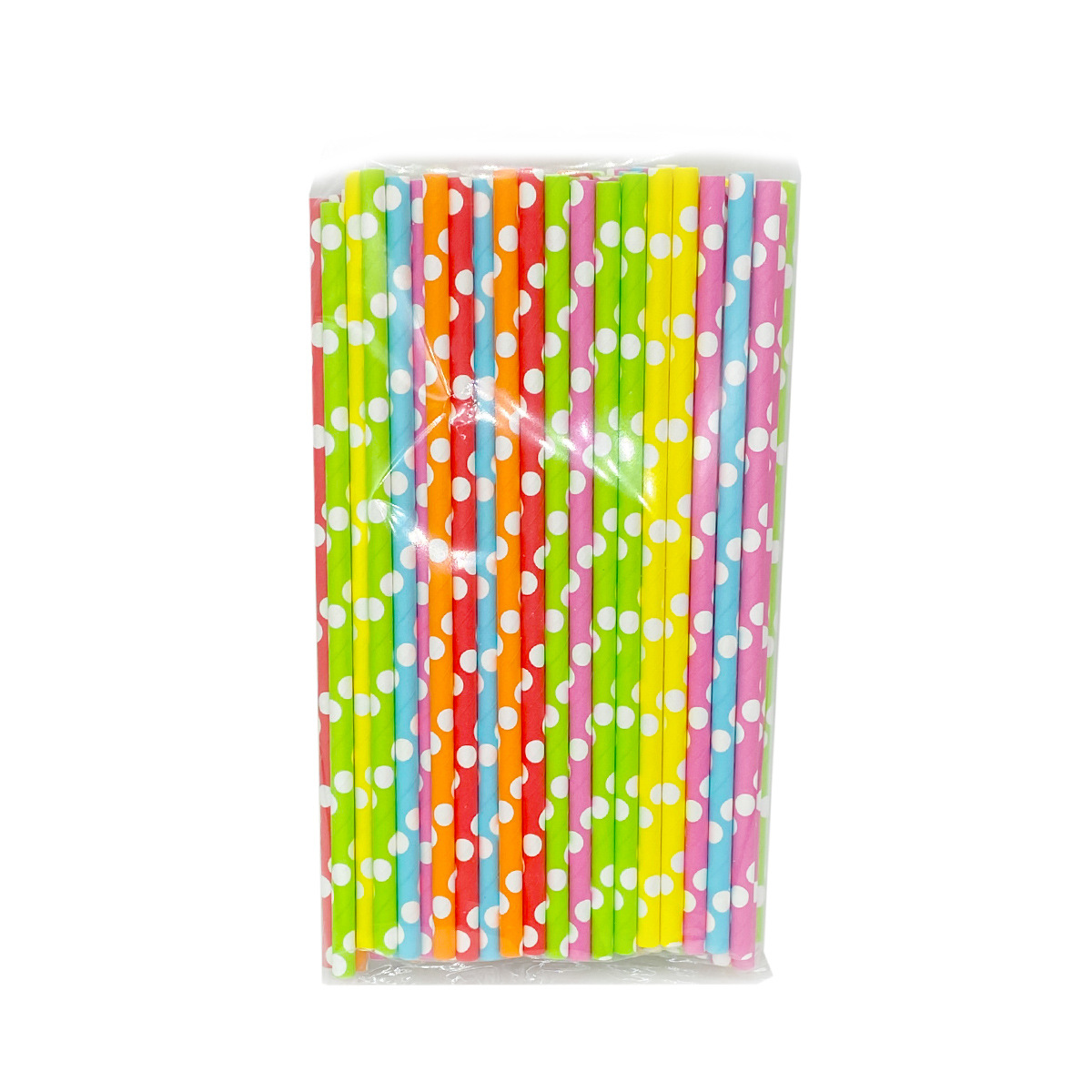 Wholesale Colored Christmas Paper Straw Food Grade Disposable Colorful Striped Paper Drinking Straws