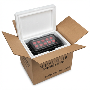 Sistema de Transporte con Aislamiento Térmico para Viales - Transporte a Granel con Temperatura Estabilizada para Logística Internacional de Muestras Liofilizadas - Product Image 1