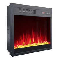 19''23''26''28''Factory Crystal Stone Effect 3 Flame Colors Small Electric Fireplace for RV Home