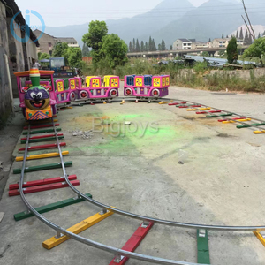 Train électrique populaire sur <span class=keywords><strong>rail</strong></span> lumineux pour enfants, manège de dessin animé pour parcs d'attractions et centres commerciaux - Product Image 1