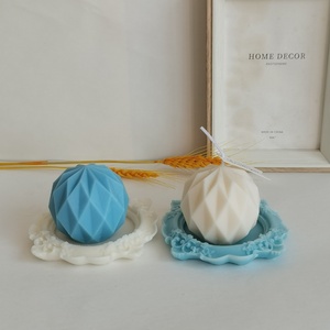 แม่พิมพ์เทียนเรซิ่นรูปทรงเรขาคณิตแบบขายส่ง แม่พิมพ์ซิลิโคนแบบกริด สำหรับทำเทียนหอมตกแต่งบ้าน - Product Image 3