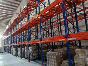 주문 간단한 구조 창고 산업 선반설치 선반 금속 강요 뒤 벽돌쌓기 - Product Image 6