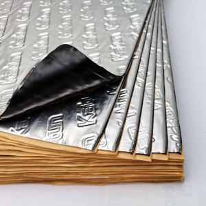 Katun-goma de butilo autoadhesiva <span class=keywords><strong>para</strong></span> coche, amortiguación insonorizada, Material de amortiguación de sonido, alfombrilla de amortiguación de sonido personalizada - Product Image 4