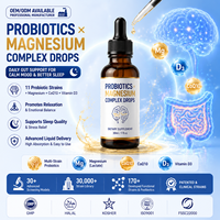 Gouttes Probiotiques Multi-Souches Personnalisables avec Orotate de Magnésium et CoQ10 pour l'Équilibre Émotionnel et le Soutien de l'Humeur – Fournisseur d'Usine OEM