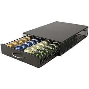 <span class=keywords><strong>Nespresso</strong></span> Vertuoline Porte-capsules Tiroir Organisateur de rangement Distributeur de dosettes de café Vertuo en <span class=keywords><strong>m</strong></span>étal Capacité de 40 unités - Product Image 1