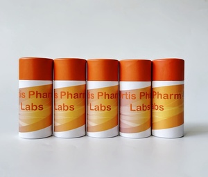 หลอดกระดาษคราฟท์สีขาวพิมพ์ลาย วัสดุรีไซเคิลรักษ์โลก สำหรับบรรจุภัณฑ์แบบย่อยสลายได้ ครีมกันแดดธรรมชาติ ขายส่ง - Product Image 2