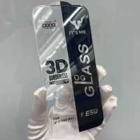 3D Randloze Heldere Gehard Glas It's Me OG Schermbeschermer Grote Boog Transparante Schermbeschermer voor iPhone 16 17 18 Pro Max