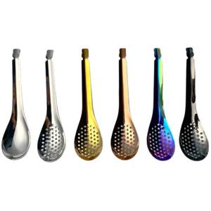 Cuchara Coladora de Acero Inoxidable S058 304, Cucharón de Cocina Duradero de Color Sólido para Uso Adulto - Product Image 4