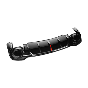 Diffusore posteriore <span class=keywords><strong>Q3</strong></span> ABS adatto per Audi <span class=keywords><strong>Q3</strong></span> 2019 + diffusore paraurti posteriore con tubo di scarico luce LED - Product Image 3