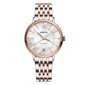 Per LOBINNI Custom <span class=keywords><strong>orologi</strong></span> da polso <span class=keywords><strong>automatici</strong></span> di lusso per ragazze da donna in acciaio inox Design Miyota resistente all'acqua di vendita calda - Product Image 3