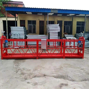 Zlp630 6m Hot Dip Galvanizing Window Cleaning Cradle Suspension Work Platform ZLP500/ZLP630/ZLP800/ZLP1000 Galvanized - Product Image 1
