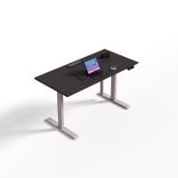 Bureau d'ordinateur moderne en bois, réglable en hauteur électriquement, durable, développé indépendamment, vente en gros