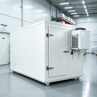 Chambre Froide Solaire Mobile, Unité de Stockage Frigorifique Portable, Unité de Réfrigération Modulaire, Panneau Sandwich PU, Prêt à l'emploi, Télécommande, Usine