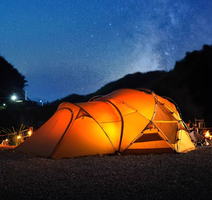 Tente de <span class=keywords><strong>camping</strong></span> <span class=keywords><strong>Neptune</strong></span> à une chambre, pour l'extérieur, quatre saisons, tente extensible, tissu en nylon épaissi, dôme sphérique, coupe-vent, imperméable - Product Image 4