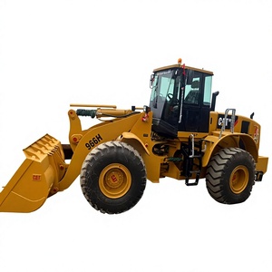 Chargeuse sur pneus Caterpillar 966H d'occasion, 7 tonnes, équipement de construction lourd avec composants et moteur MOOG - Product Image 1