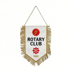 Ánh nắng mặt trời Tùy Chỉnh in mini bóng đá cờ cờ bền Satin Treo Câu lạc bộ biểu ngữ cho các trường đại học phù hợp với Fan trao đổi - Product Image 2