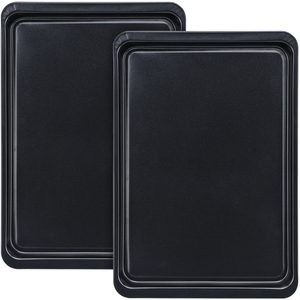 High Quality Gold <b>Non</b>-<b>Stick</b> Oven Safe Carbon Steel Eco-Friendly Durable <b>Baking</b> <b>Tray</b> Dishwasher Safe Large Shallow - Product Image 1