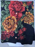 Pull-over à col en V avec poches sur le devant, motif floral, tricoté, cardigan, manteau pour femmes, ventes chaudes
