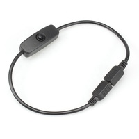 Cable de extensión mini USB macho a hembra personalizado con interruptor para control de potencia del ventilador de la lámpara