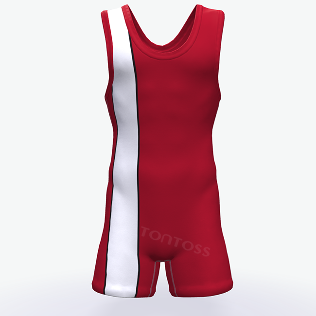 Hochwertige sublimierte Großhandel Gewichtheben Anzug Mode Wrestling Singlet