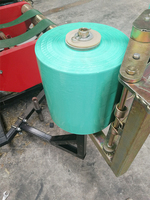 Film d'emballage plastique d'agriculture, 10 pièces, 5 couches, 12 mois, pour l'emballage de boue, 250mm, couleur verte