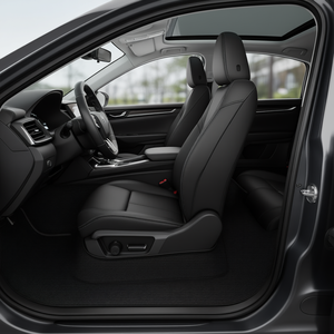 ชุดพรมปูพื้นรถยนต์ Tirepy 4 ชิ้น ทำจาก TPR โพลีเอสเตอร์ พลาสติก ดีไซน์เรียบง่าย สไตล์ธุรกิจ สำหรับรถยนต์ Accord - Product Image 2