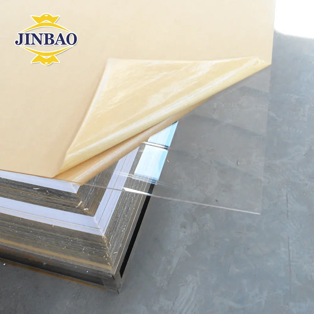 JINBAO Factory acrilico UV resistance custom perspex sheeting pmma plastic acrylic glass sheet board manufacturer clear acrylic
