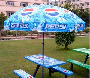 Custom Logo Printed Outdoor Advertising Portable Garden Beach Umbrella With Logo Sun Umbrella Beach