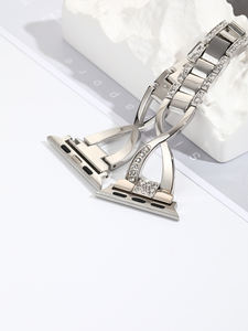 <span class=keywords><strong>Prix</strong></span> de gros de luxe Fashion Girls Women <span class=keywords><strong>Bracelet</strong></span> en acier inoxydable pour <span class=keywords><strong>Apple</strong></span> <span class=keywords><strong>Watch</strong></span> 38/40/41/42/44/45/49MM <span class=keywords><strong>Bracelet</strong></span> de montre - Product Image 5