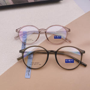 超軽量で負担のないファッショナブルなフルリム幾何学模様メガネ、小顔効果、ネットで話題のインスタ映えミラーレッグ - Product Image 3