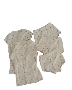 Peekaboo – sous-vêtements respirants en maille douce pour bébés filles, ensemble de sous-vêtements pour nourrissons, vêtements d'intérieur d'été pour nouveau-nés et tout-petits, 60% coton, 40% [autres matières] - Product Image 1