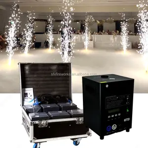 Best Seller 600W Control remoto DMX interior llama fría chispa fuegos artificiales fuente máquina efecto de escenario boda DJ fiesta Decoración
