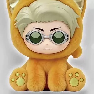 Nouvelle Peluche Anime Japonaise Originale Jujutsu JJK Kasen V2 Chat Assis Série Party Pendentif en Peluche Boîte Mystère Surprise - Product Image 3