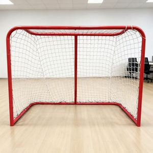 Prix d'usine – Ensemble de buts de hockey sur rue de 54 pouces avec cadre métallique et filet en polyester de 1,75 pouce pour l'entraînement sportif en intérieur/extérieur - Product Image 1