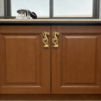 Poignées populaires en alliage de zinc à motifs floraux multicolores pour chambre, salle à manger, cuisine, bureau, commode et armoire