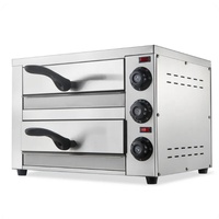 Four à pizza au gaz commercial portable Marupin à 2 brûleurs, haute efficacité, en acier inoxydable, pour barbecue domestique, neuf, 220V, garantie 1 an