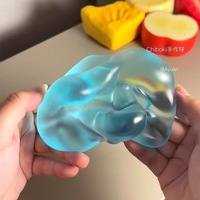 Jouet anti-stress licorne TPR à remontée lente, à presser, pour adolescents et adultes, balle à saisir pour les mains