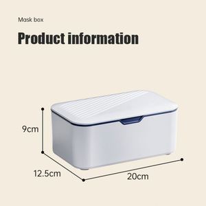 Boîte à mouchoirs publicitaire personnalisée pour entreprise, support de rangement de bureau avec couvercle et logo personnalisé - Product Image 3