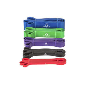 Pull-up banden met aangepast logo, OEM fitness resistance banden, latex rubber, latex workout apparatuur, elastische trainingsbanden - Product Image 5
